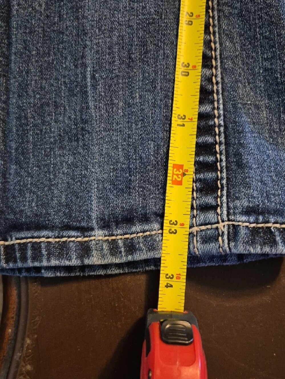 Miss Me Booycut Jeans Fleur-de-Lis Embellished emblemon Back Pockets.y2k.(2083C) - Picture 10 of 14